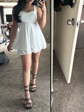White A Line Dress